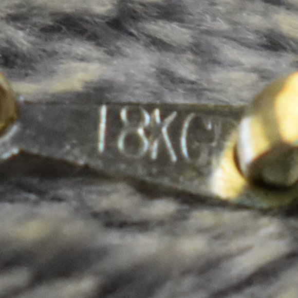 Purple Shell Inlay 18KG Necklace - Picture 5 of 9